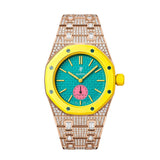 Royal Oak Pop Exclusive Bioceramic Case & Bioceramic Strap Full Diamond