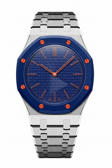 Oak Pop Exclusive Silver Steel Strap