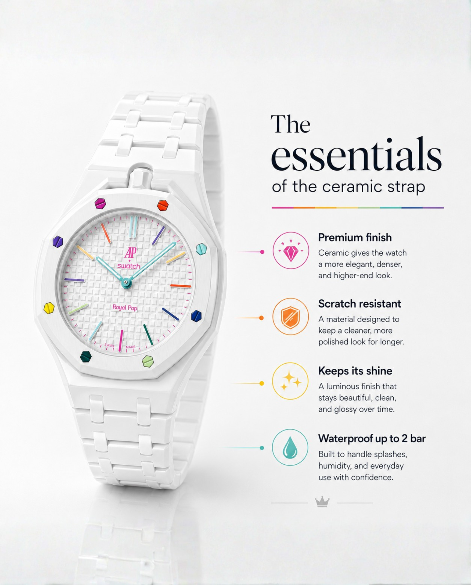 Royal Pop Ceramic Bracelet - OTTO ROSSO