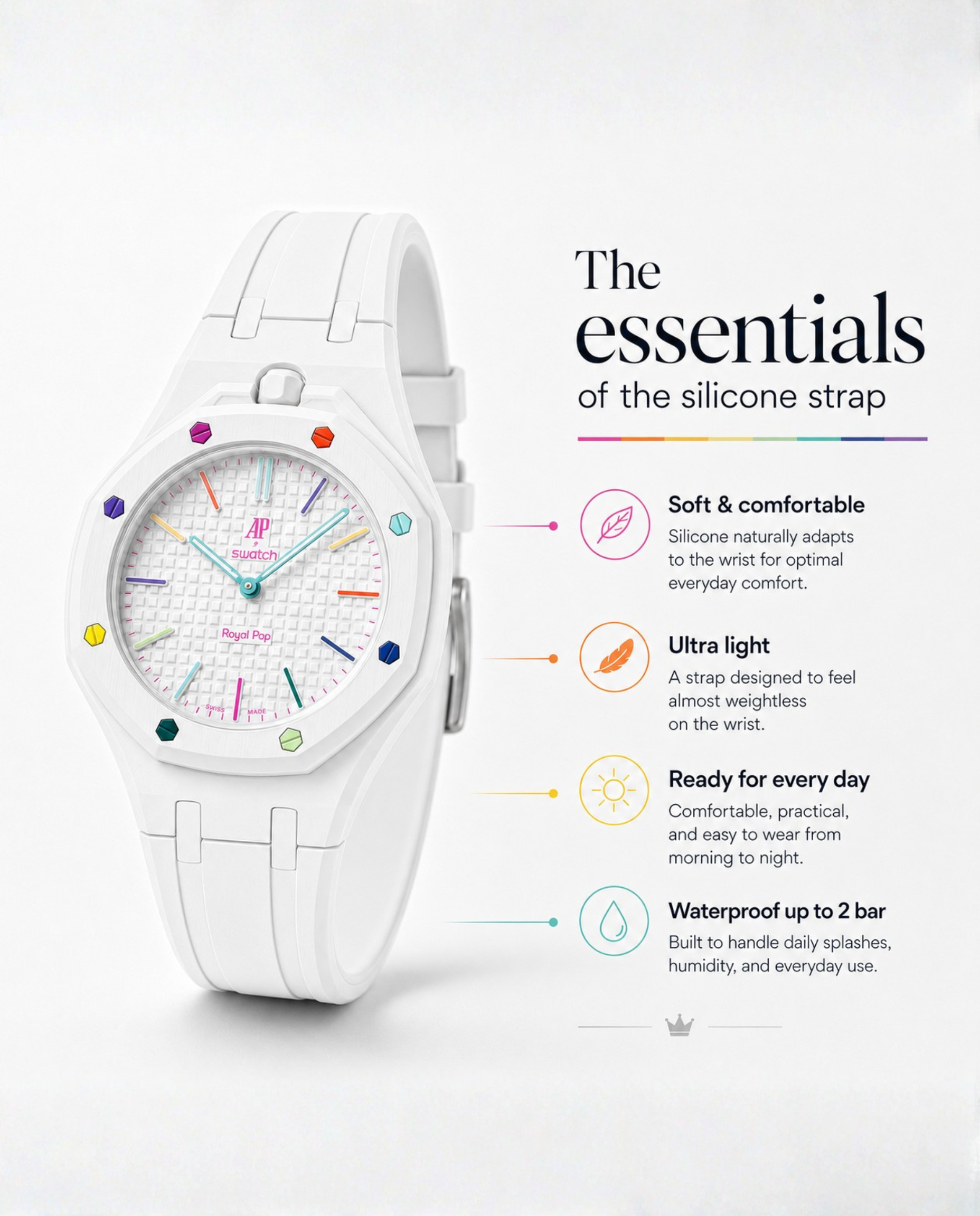 Royal Pop Silicone Bracelet - OTG ROZ